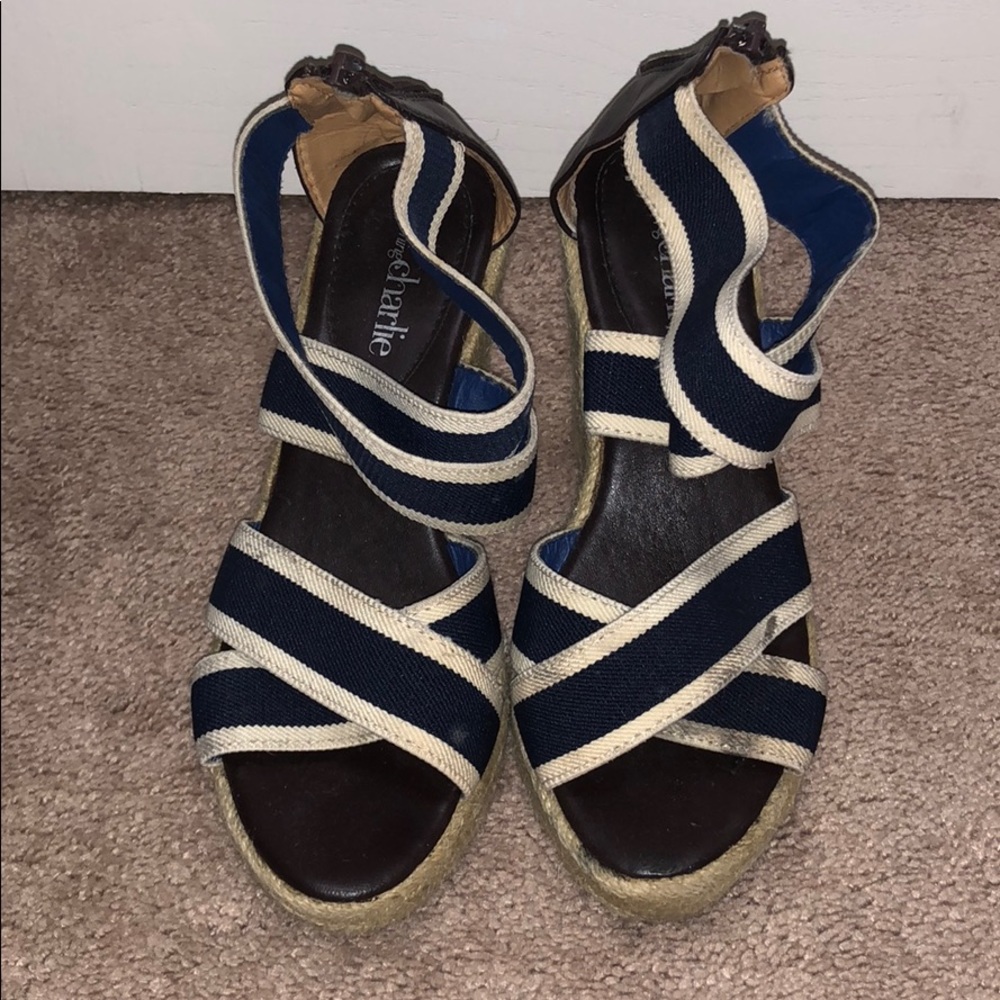 Charming Charlie comfy wedges